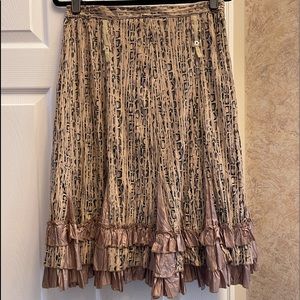 SERIKQS animal print a line midi skirt size IT 42, US 8, unique